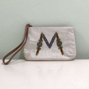Anthropologie Miss Albright Sequin M Wristlet Bag